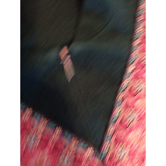 Vtg Vanity Fair M Velour Half Zip Up Robe Green Long Housecoat Ornate Ribbon - Picture 4 of 6